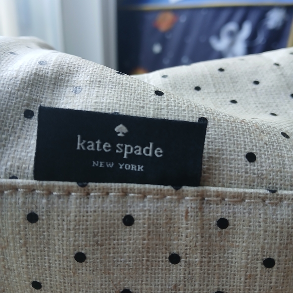 Kate Spade Cream and Black Polka Dot Lunch Bag - Picture 2 of 8